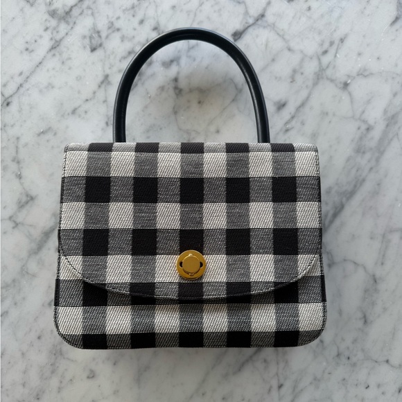 Mansur Gavriel Handbags - Metropolitan Top Handle Gingham Handbag RARE